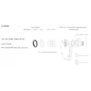 آداپتور اتصال QHY 183M مدل ALL-IN-ONE M42 KITS  برای Canon