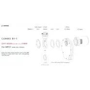 آداپتور اتصال QHY 600M(short BFL Ver.)/268M مدل COMBO B1
