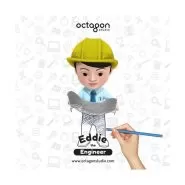کتاب رنگ‌آمیزی چهاربعدی مشاغل اکتاگون