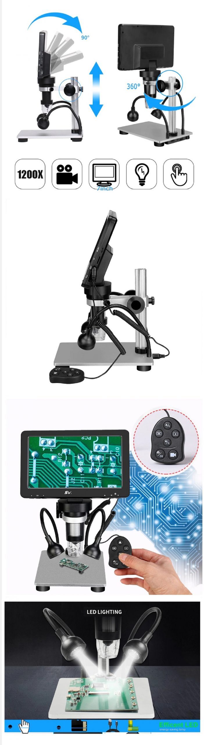 میکروسکوپ و لوپ دیجیتال مدل SV604