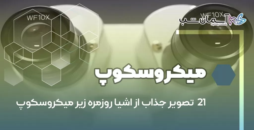 ۲1 تصویر جذاب از اشیا روزمره زیر میکروسکوپ