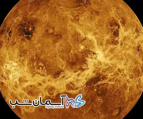 آسمان هر سیاره چه رنگیه؟ 2 زهره: نارنجی