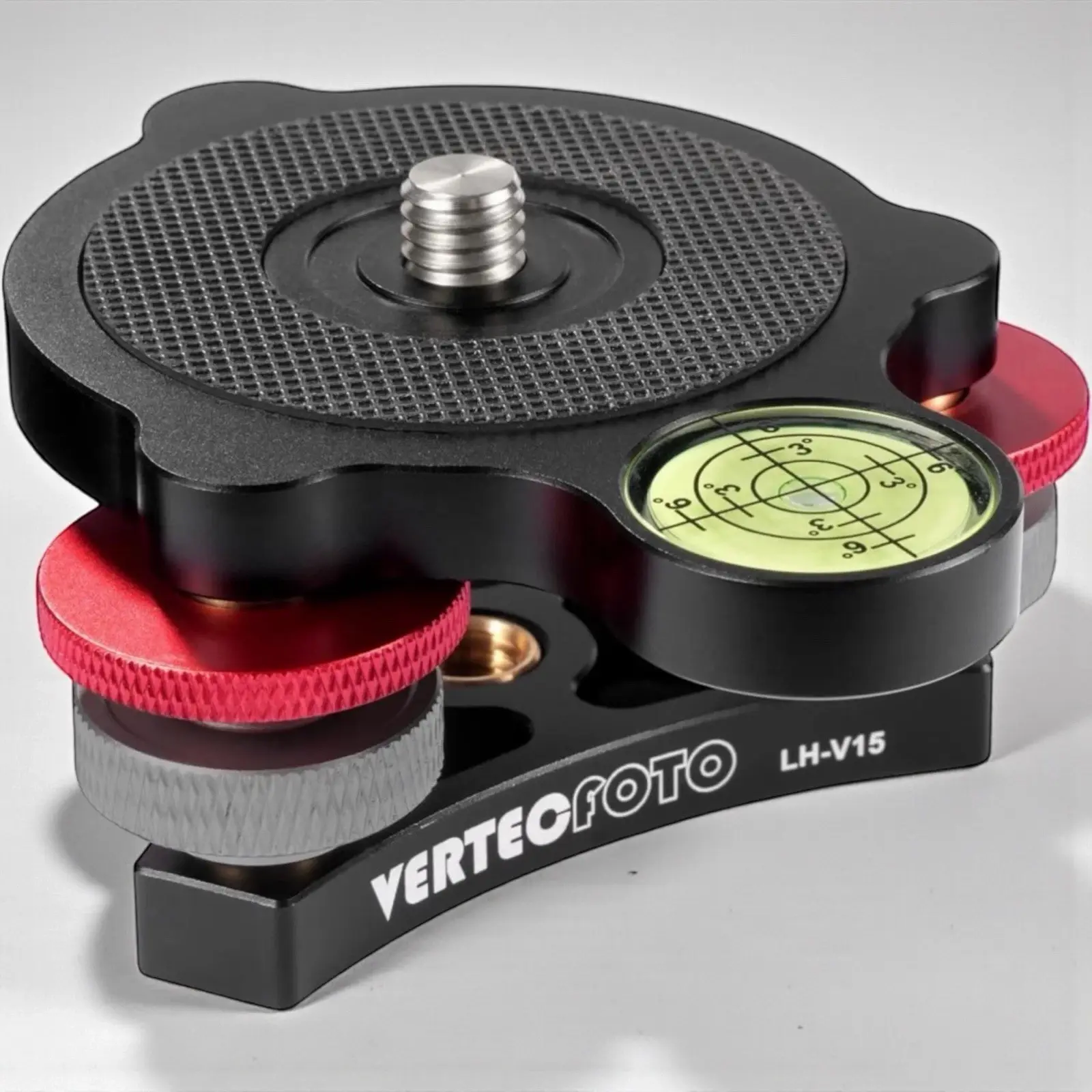 VertecFoto LH-V15 Leveling head and Tripod Leveler تراز کننده سهپایه عکاسی و فیلمبرداری VERTECFOTO مدل LH-V15
